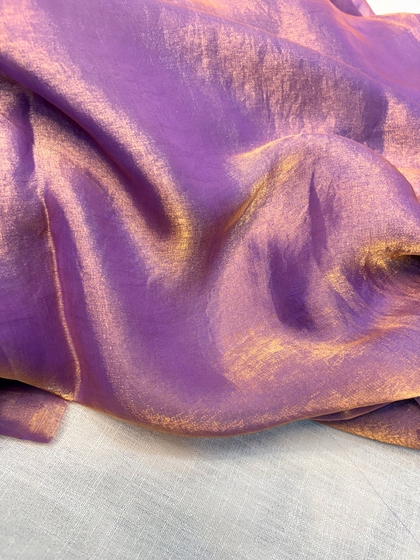 Mahira Tissue Saree (Lavender Mauve)