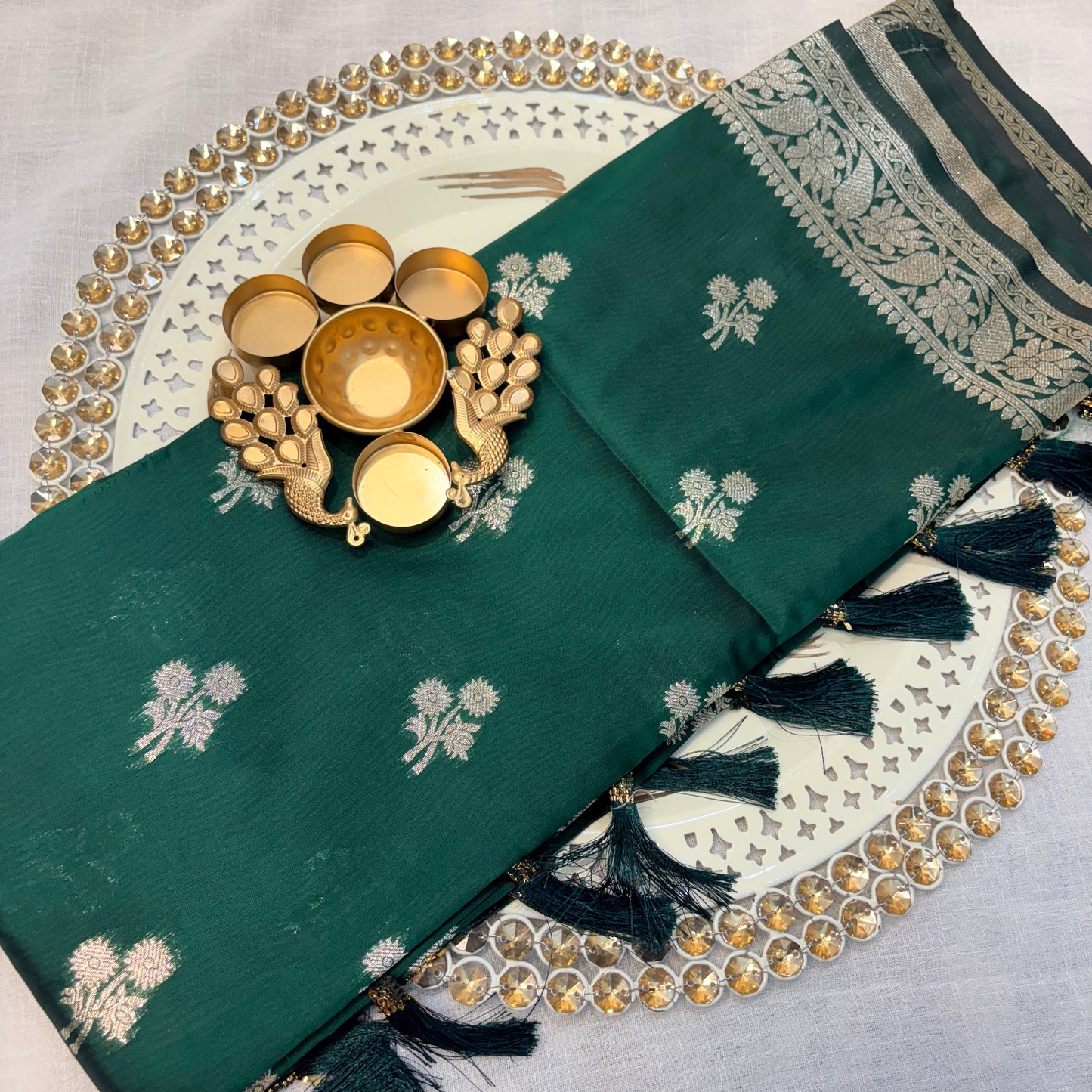 Jade Zard Saree