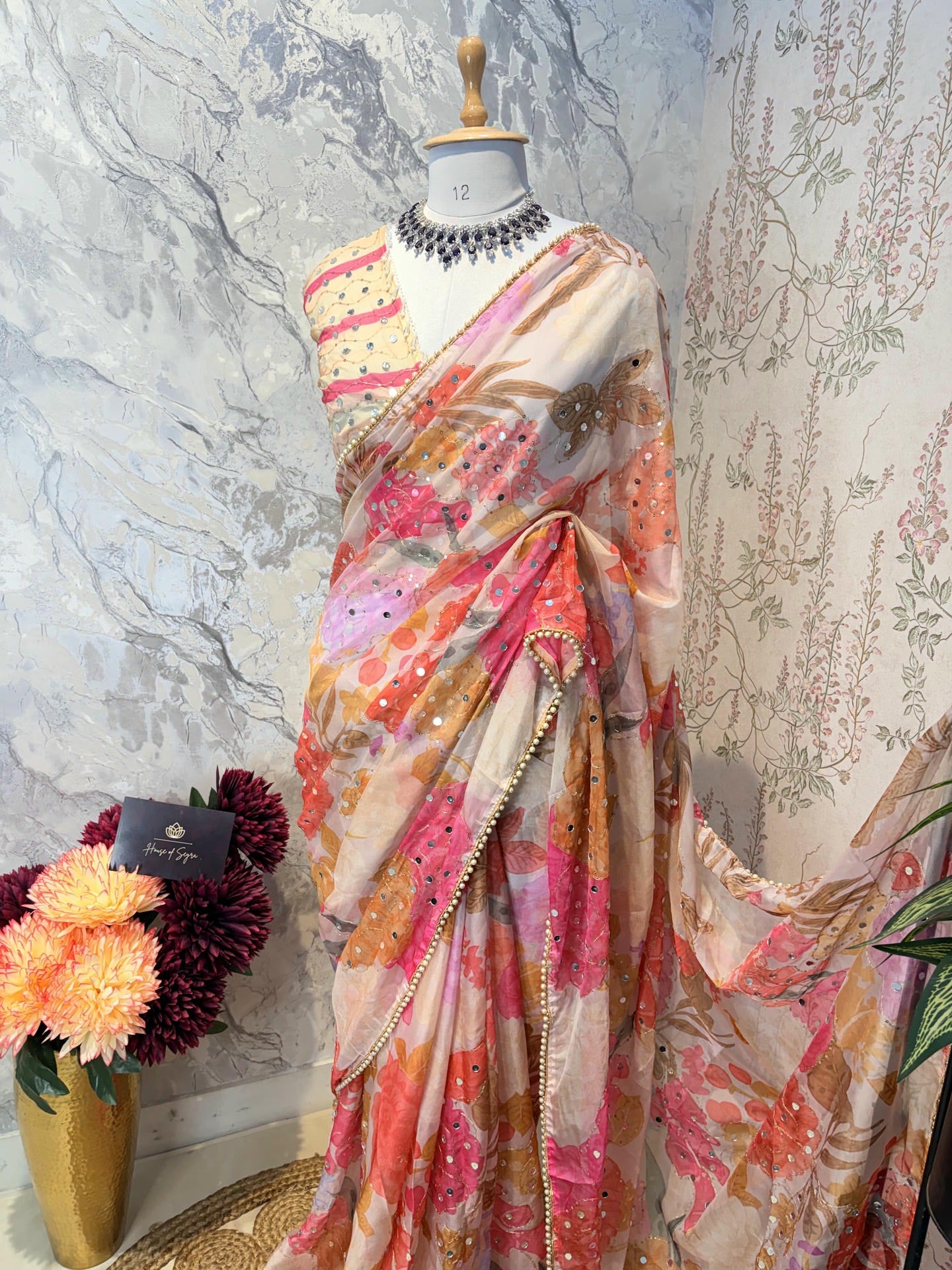 Floral Mirage Saree