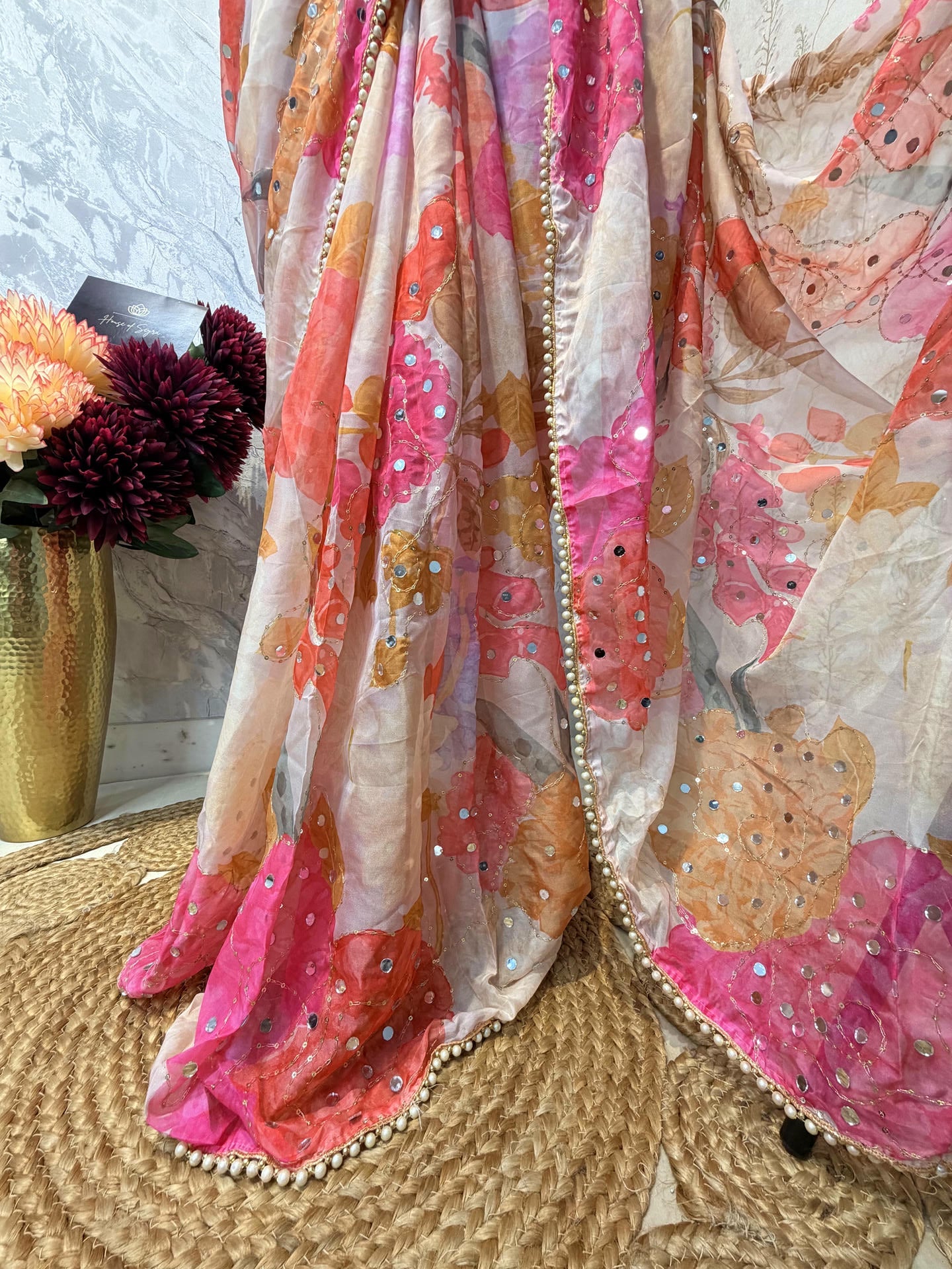 Floral Mirage Saree