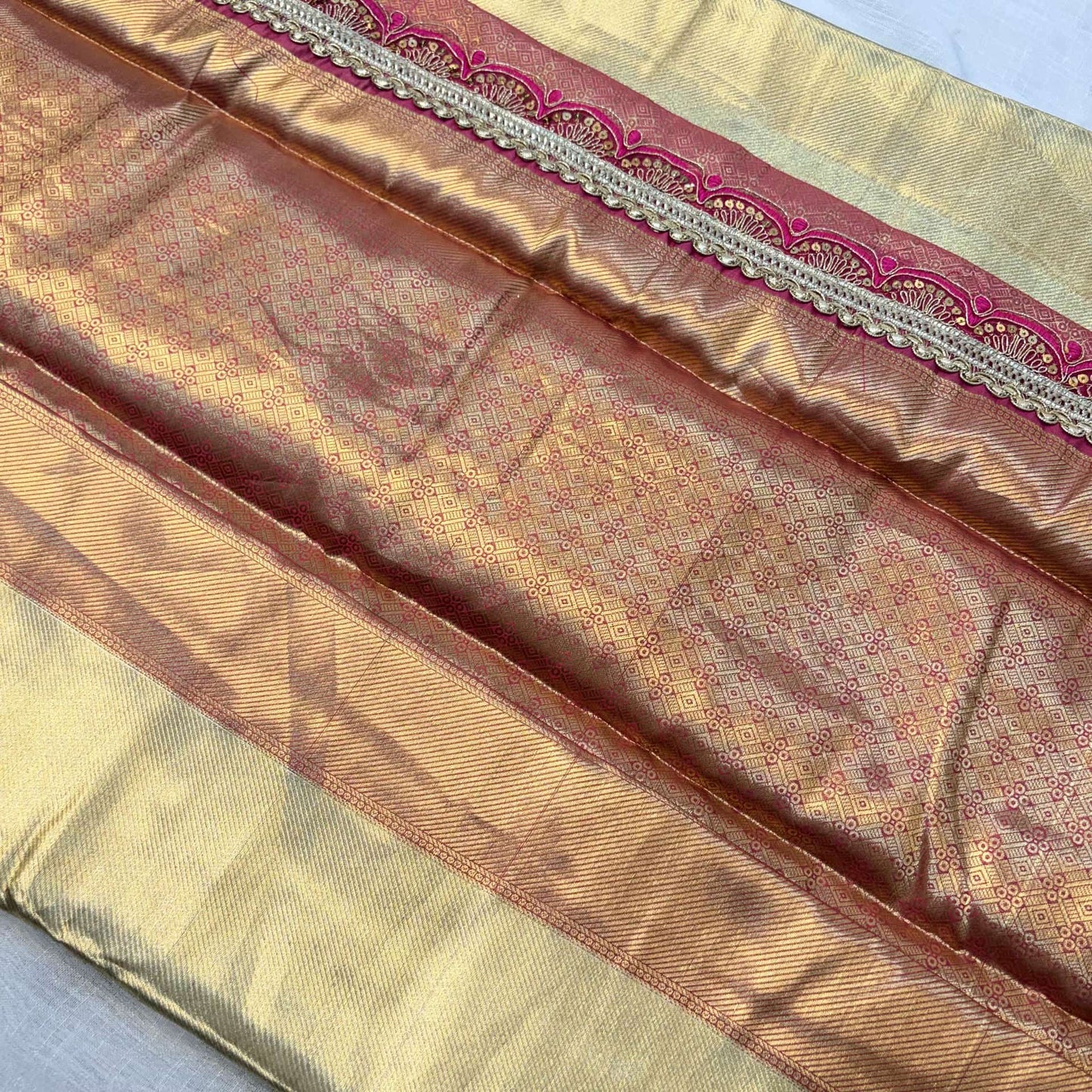Champagne Blush Saree