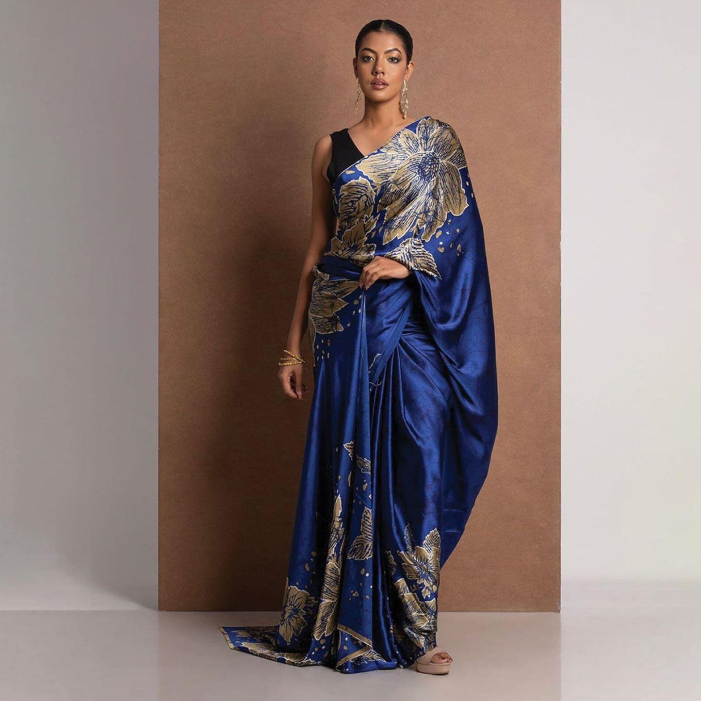 Sapphire Digital Satin Saree