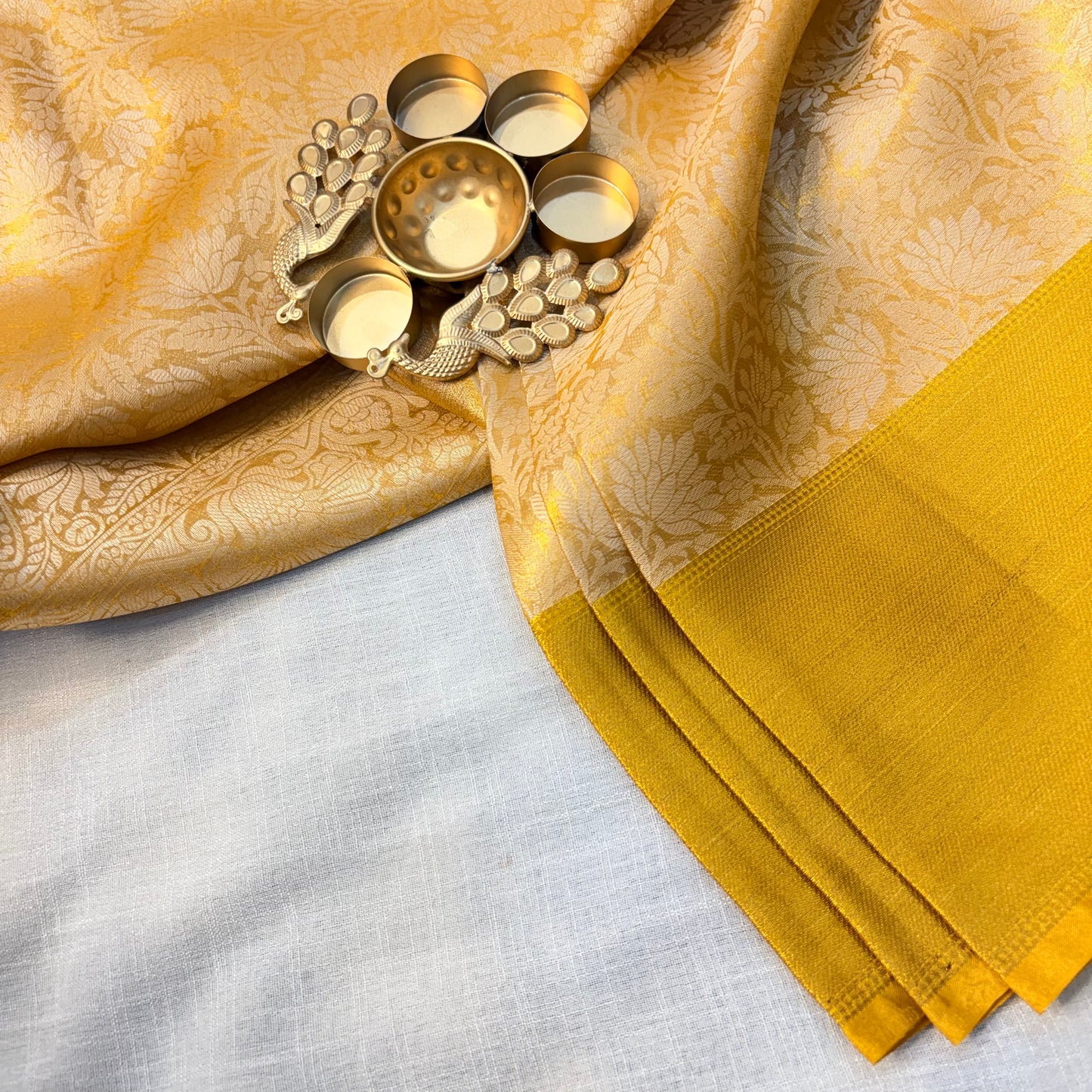 Aurelia Gold Saree