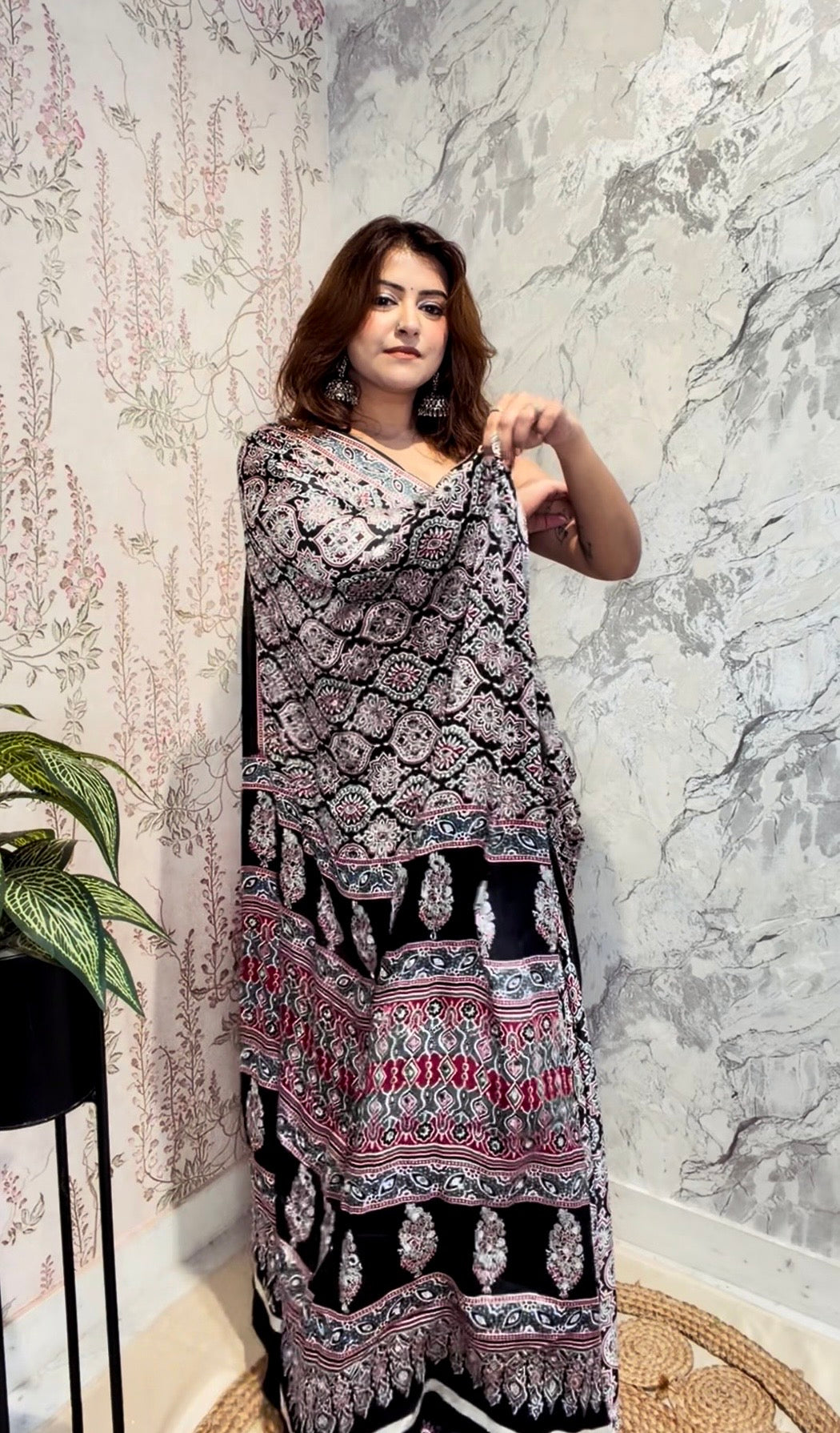 Royal Ajrakh Saree