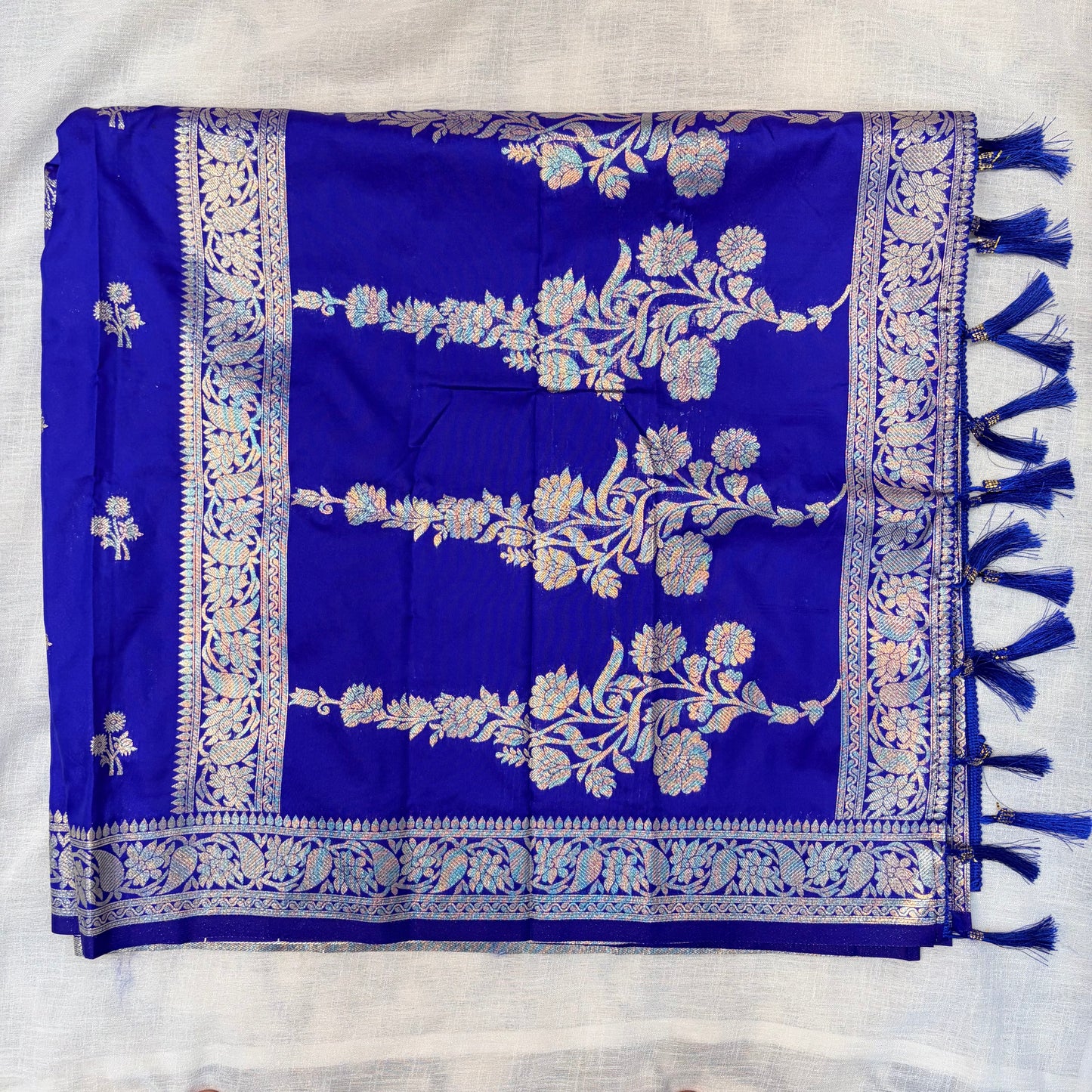 Sapphire Zard Saree