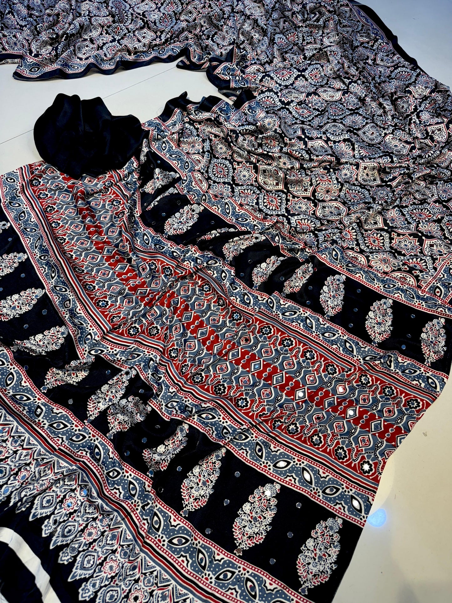 Royal Ajrakh Saree