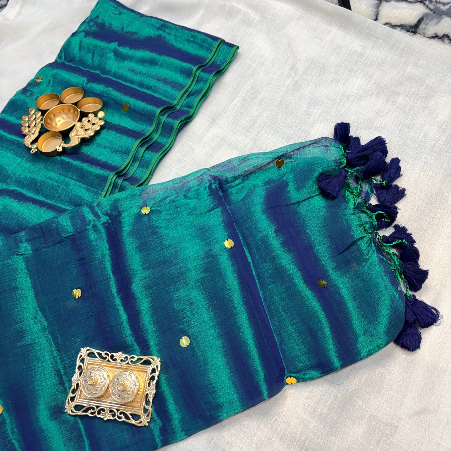 Emerald Grace Saree
