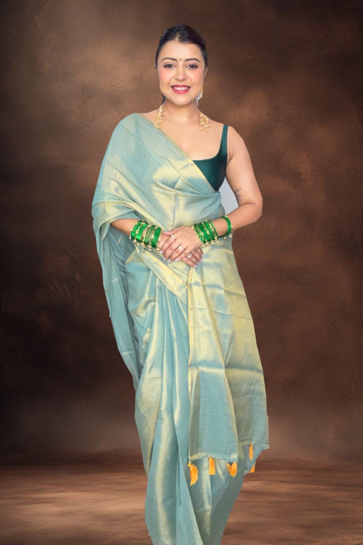 Celestial Tassel Saree