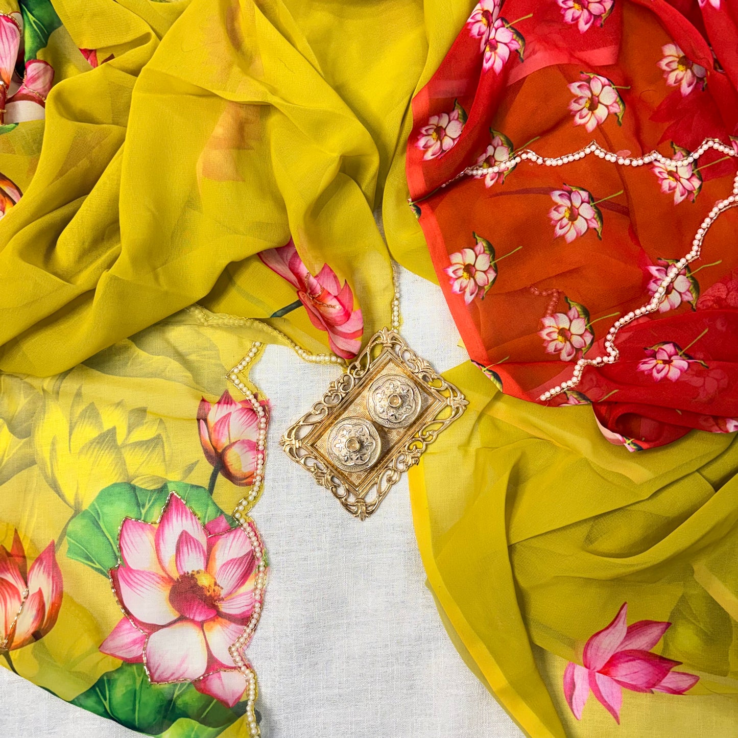 Lotus Bloom Saree