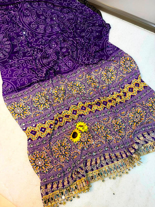 Elara Ajrakh Saree