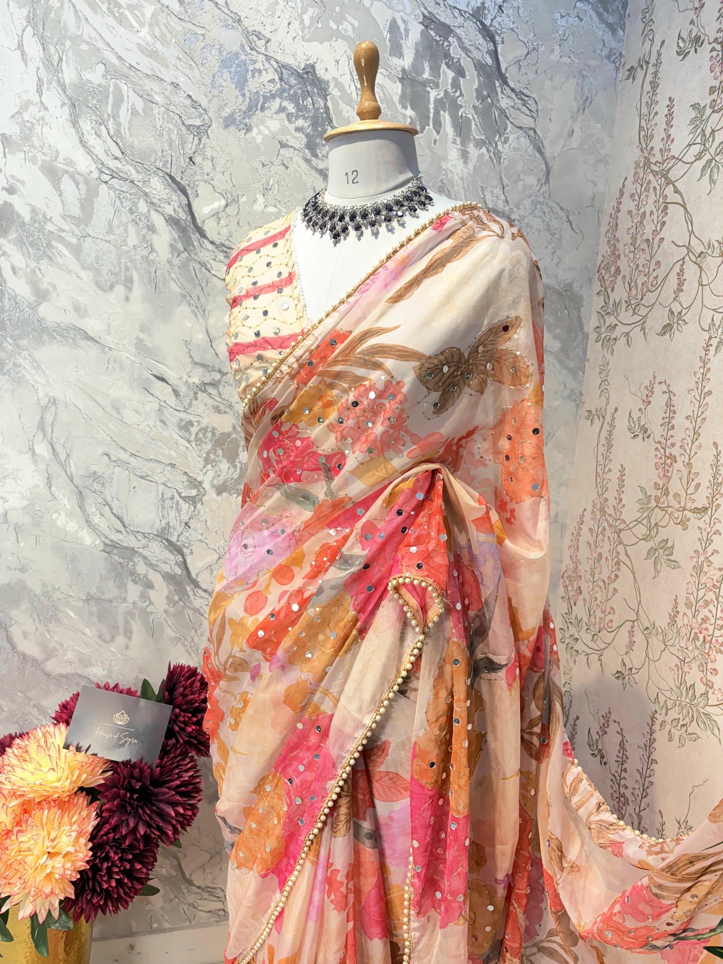 Floral Mirage Saree