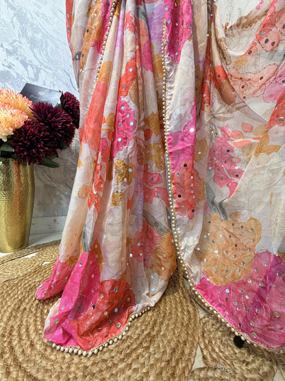 Floral Mirage Saree