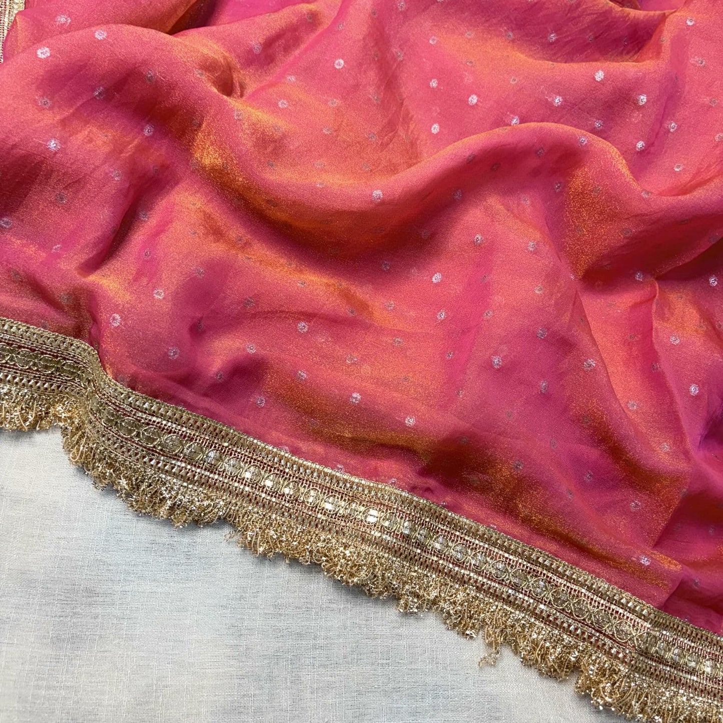 Rose Éclat Saree