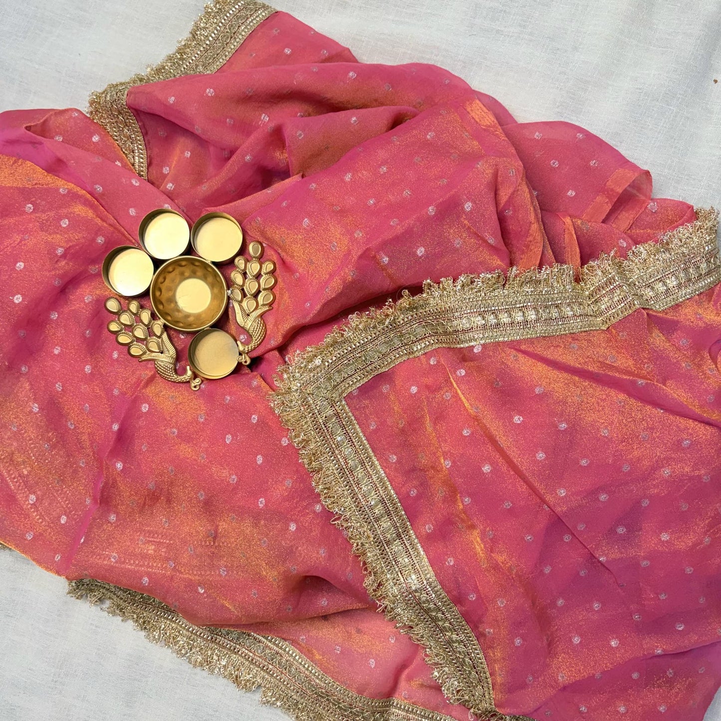 Rose Éclat Saree