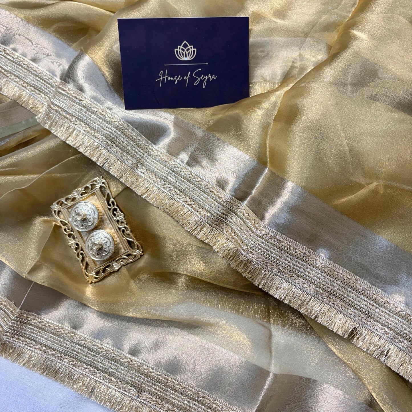 Zivah Tissue Saree (Gold)
