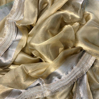 Zivah Tissue Saree (Gold)