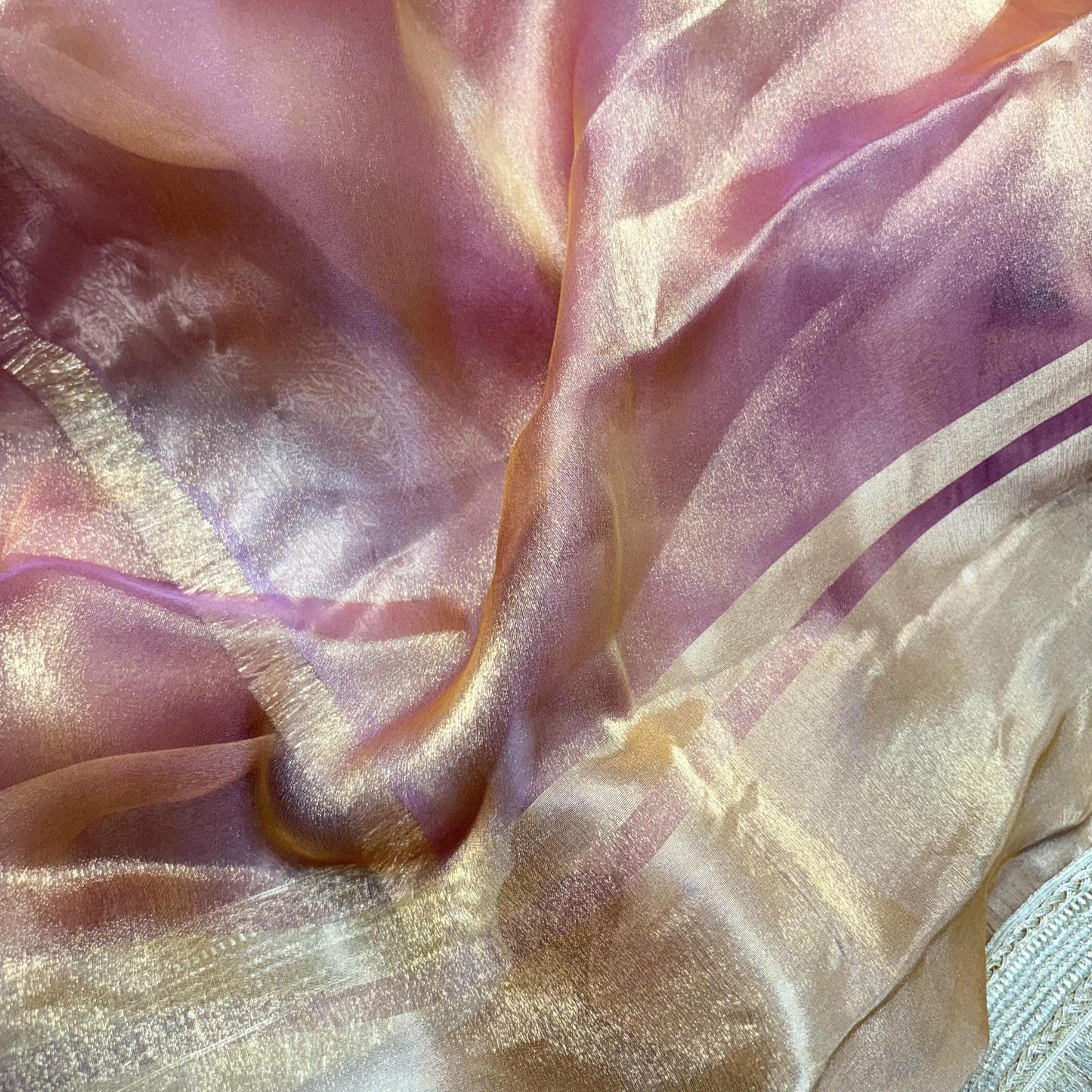 Zivah Tissue Saree (Plum)