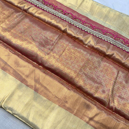 Champagne Blush Saree