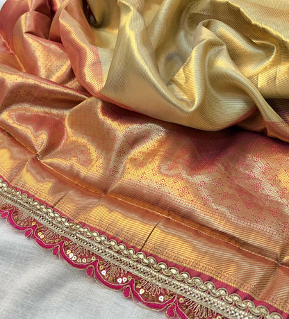 Champagne Blush Saree