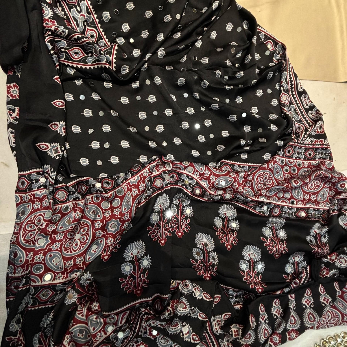 Rudra Ajrakh Saree