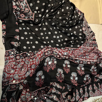 Rudra Ajrakh Saree