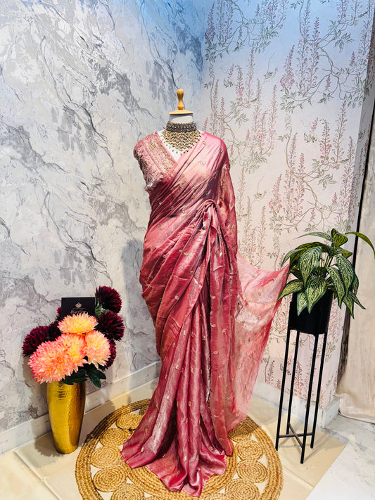 Rose Radiance Saree