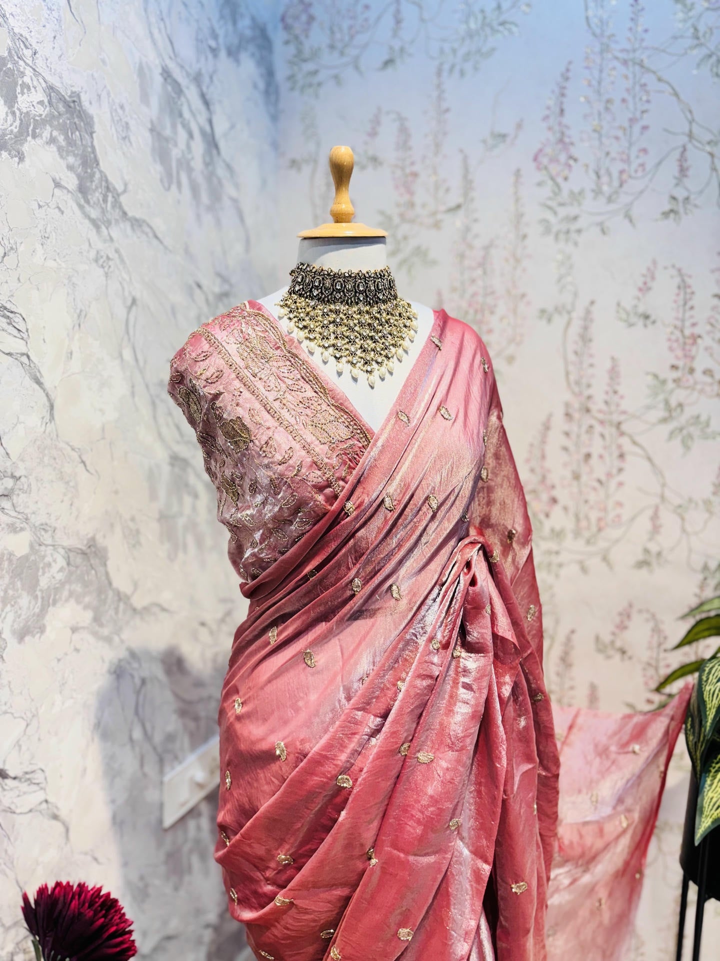 Rose Radiance Saree