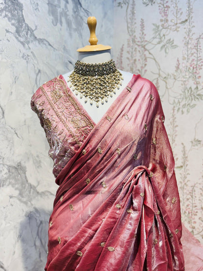 Rose Radiance Saree