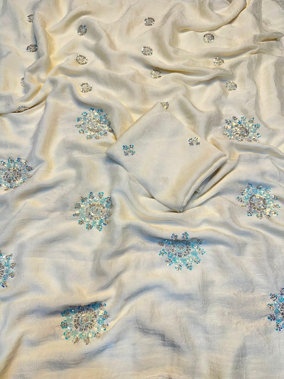 Mist Starlight Saree