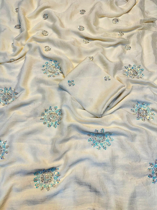 Mist Starlight Saree
