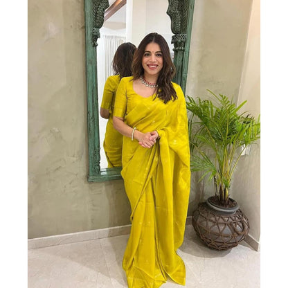 Sunehri Mulberry Silk Saree