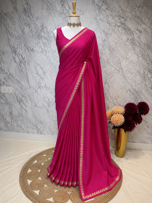 Pink Symphony Saree