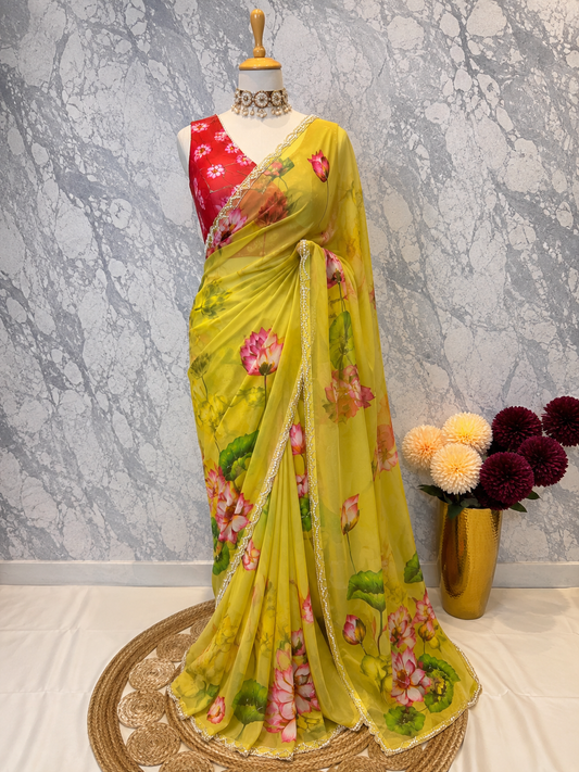 Lotus Bloom Saree